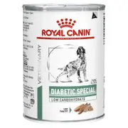 Royal Canin Veterinary Diet Canine Diabetic Special Wet Dog Food Cans (24 x 410g cans)
