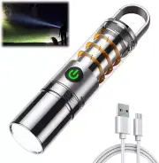 High Power Flashlights, 100000 High Lumen Rechargeable LED Flashlights, 6 Modes,
