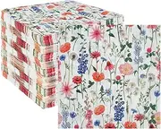 200 Pcs Printed Paper Napkins Absorbent Paper Napkins Tear Resistant Cocktail Napkins Decorative Printed Napkins for Catering Festival Party Daily Use (Style2)