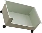 MAGICLULU Dormitory Rolling Cart with Wheels Compact Book Storage Organizer Portable Book Box for Classroom and Bedroom Use