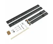 Heckler Design Mounting Rail Kit for Display, Wall Mount - Black Gray - 2 Display(s) Supported - 165.1 cm to 190.5 cm (75") Screen Support - 136.08 -