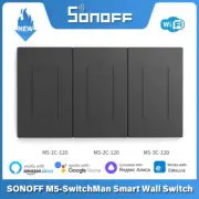 SONOFF M5 SwitchMan WiFi Smart Switch 120 Type 1/2/3 Gang US Wall Switch Smart H