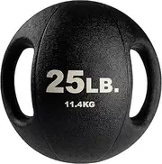 Body-Solid Tools Exercise Dual Grip Medicine Ball