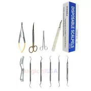 Periodontal Surgery Kit of 20 Dental Instruments Forceps Curettes Retractors