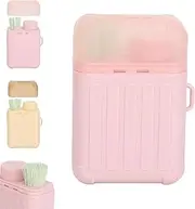 Ear Hole Care Kit, 240pcs Disposable Ear Piercing Hole Cleaner Floss, Ear Piercing Cleaning Kits, with & 10ml Cleaning Solution for Women Men (Pink,240pcs)