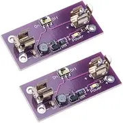 KOOBOOK 2Pcs AAA Battery Holder with Power Boost Module 1.2~5V to 5V 200mA Voltage Regulator Converter for DIY Electronic Projects