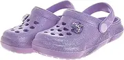 [JOSMO] Kids Stylish Clogs Water Slides for Girls - Summer Beach Pool Heart Slip-on Sandals (Size 5-10 Toddler)