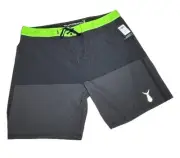 Tunaskin Spry Gray Green Board Shorts Swim Trunks Sz. 42