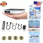 Mini All Region Free DVD Player with Remote - 1080P Upscaling for Home Theater