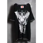 HIRO RIDDICKART 2013 SATAN TEE 地下金屬樂插畫家 亞當與夏娃 撒旦 翻車線短踢 日本製