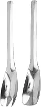 LIGIGWASH 1 Set Stainless Steel Salad Serving Utensils Kitchen Accessory with Slotted Spoon Fruit Fork Reusable and for Buffet Restaurant Use Elegant Design Tableware