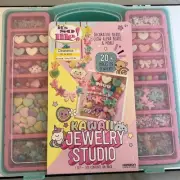 It's So Me! Kawaii Jewelry Studio Kit - Storage Case/300+ Beads/Thread/Cord NEW