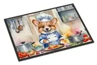 Corgi The Chef Doormat Front Door Mat Indoor Outdoor Rugs for Entryway, Non