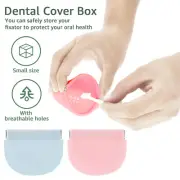 Denture Retainer Case Food Grade Silicone Denture Holder Box with Vent xiack