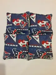 4 Cornhole Bag Set Corn Hole Houston Texans Bl