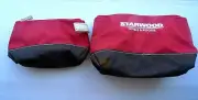 Two Lands End travel pouches. New with tags. Starwood Hotels.