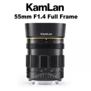 Kamlan 55mm F1.4 Full Frame Lens for Sony E Nikon Z Canon RF Mirrorless Cameras