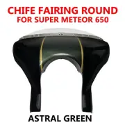 "CHIFE FAIRING ROUND ,ASTRAL GREEN" FIT FOR ROYAL ENFIELD SUPER METEOR 650
