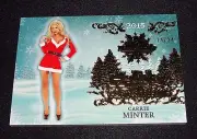 2015 Benchwarmer CARRIE MINTER Holiday #51 Gold Foil Variant/24 PLAYBOY Playmate