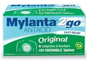 Mylanta 2 Go Antacid Original Tab X 100