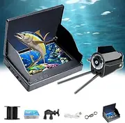 Underwater Fishing Camera,4.3in HD Waterproof Ice Fishing Camera,Night Vision Portable Fish Finder,Portable Fish Finder Camera 1080P LED Camera with 220° Wide View for Ice Lake Sea Boat Kayak Fishing