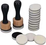 QANYEGN Ink Mixing Tool Set, Mini Round Foam Refills, Spongespaint Mixing Tool, Ink Mixing Brush for Distressing, Blending and More