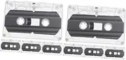 8 Pcs Cassette Tape Blank Audio Cassette Tapes DIY Party Decorations for Birthday