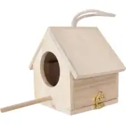 Bird's Nest Feeder Feeding House Parrot Breeding Box Parakeet Child