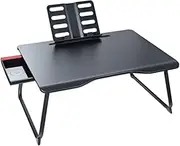 Laptop Table,Foldable Laptop Bed Table Tray,Laptop Sofa Table Frame,Living Room and Sofa Can Be Used,White