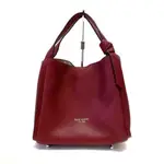 KATE SPADE NEW YORK 托特包 斜背包 中型 酒紅 皮革 日本直送 二手  75E6725857FF12