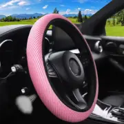 Funda Para Volante Elastica Y Transpirable Color Rosa Fresca En Verano Y Calida