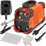 Stick Welder, 100 Amp ARC Welding Machine with Hot Start/Arc Force Adjustable, Portable LCD Digital Display IGBT Inverter MMA Welder Machine, Fits 2.5-3.2mm Welding Rods, Anti-Stick