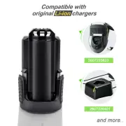 For Dremel 10.8/12V 8200 8220 8300 B812-03 B812-02 B812-01 3.5Ah Li-ion Battery