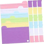 COHEALI College Index Cards Bulk Notecards Ring-Bound Study Cards Memory Word Book Nursing School Organized Studying Supplies
