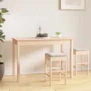 Dining Table 110x55x75 cm Solid Wood Pine Modern Furniture Kitchen Dining 14249