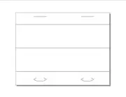 Tri-Fold Table Tent (2.75"x 11" folded), 1-UP on 8.5"x 11" White Vellum-250 Shts