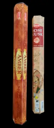 @ Hem Combo Of Rose Musk And Amber Incense Stick Agarbatti For Freshness