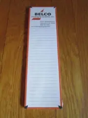 Belco Packaging Systems, Inc NOTE PAD Lined Paper Monrovia CA UNOPENED Free Ship