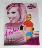 2014 Benchwarmer JESSICA ROCKWELL World Cup Soccer Pink Auto/25 GENERAL HOSPITAL