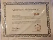 Back to the Future Series Animation Production Cel Universal Studios COA
