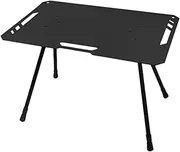 Camp Table - Folding Side Tables | Folding Utility Bench | Aluminum Alloy Picnic Tables | Foldaway Camp Fixture | Space Saving Camp Gear | Multifunctional Camping Accessories for Travel Camp