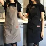 CANVAS WATERPROOF APRON STAIN-RESISTANT WOMEN MEN CHEF WAITE