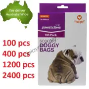 [100 400 1200 2400] Scented Dog Poo Bag Litter Waste Bags Black POOPER SCOOPER
