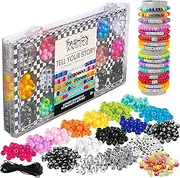 Fashion Angels F3541 Tell Your Story Alphabet Bead Case (12354) Bracelet Making Kit, 500+ Bead Set
