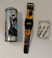 Star Wars Episode V Empire Strikes Back Burger King Watch Tin Han Boba untested