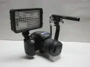Pro AX100 AZ SM-2L A4 stereo mic video light for Sony AX100 AX53 AX33 CX900