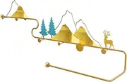 Coat Rack Wall Mount Three-Dimensional Hooks Wall Hanging Coat Rack Wall Hanging Entrance Coat Rack Hooks Fitting Room Wall Light Luxury Creative Hooks Wall Coat Hooks