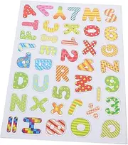 STOBOK 1set Alphanumeric Stickers Alphabet Magnets for Fridge Magnetic Puzzles Magnetic Maze Alphabet Puzzle Magnet