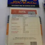 NOS KERO-WORLD 505K Kerosene Heater Wick ENVIROTEMP KERO SUN COMMANDER TOYOSTOVE