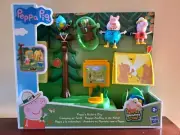 NIB Peppa Pig Peppa's Nature Day Woodland Club Peppa Pig & Daddy Pig figures New